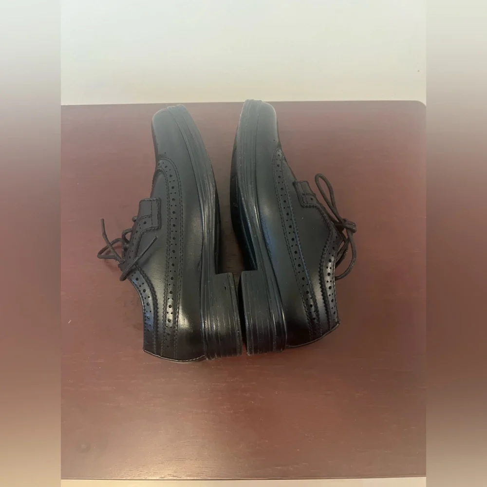 Deer Stags Ace Boys Black Dress Shoes Size 13